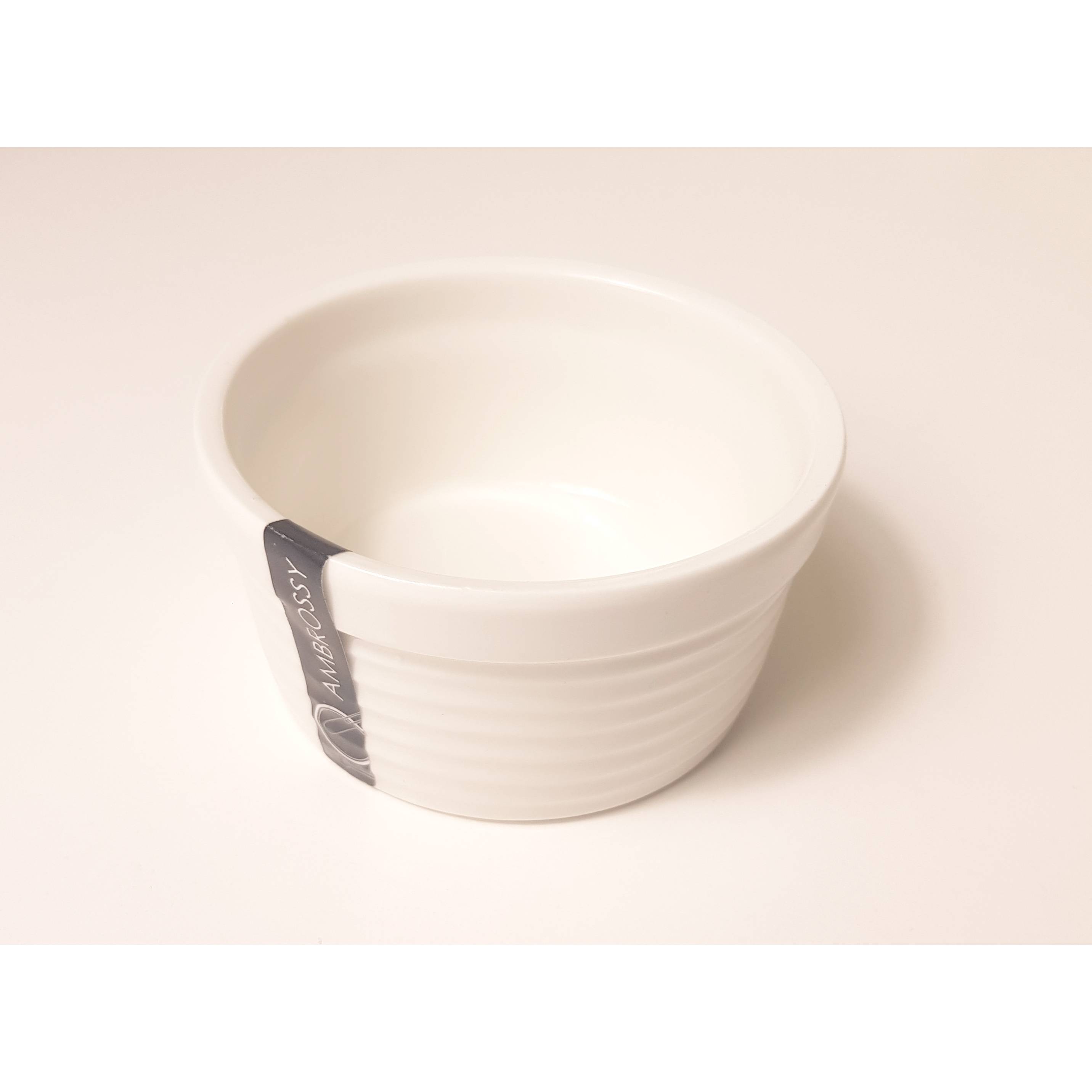 E-shop Miska zapekacia porcelánová biela 9 × 4,5 cm