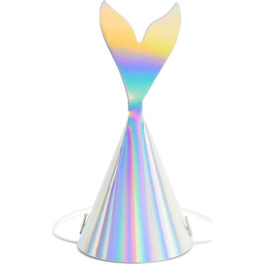 E-shop Párty čiapočky holografické s plutvou 6 ks 18 cm