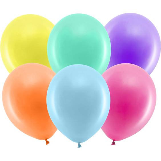 E-shop Pastelové balóniky 23 cm 100 ks farebné