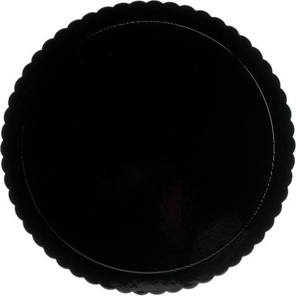 E-shop Čierna podložka pod tortu 25 cm/3 mm