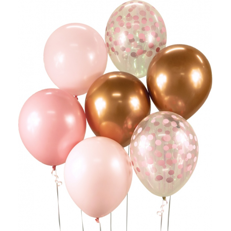 E-shop Sada balónků růžové 7ks