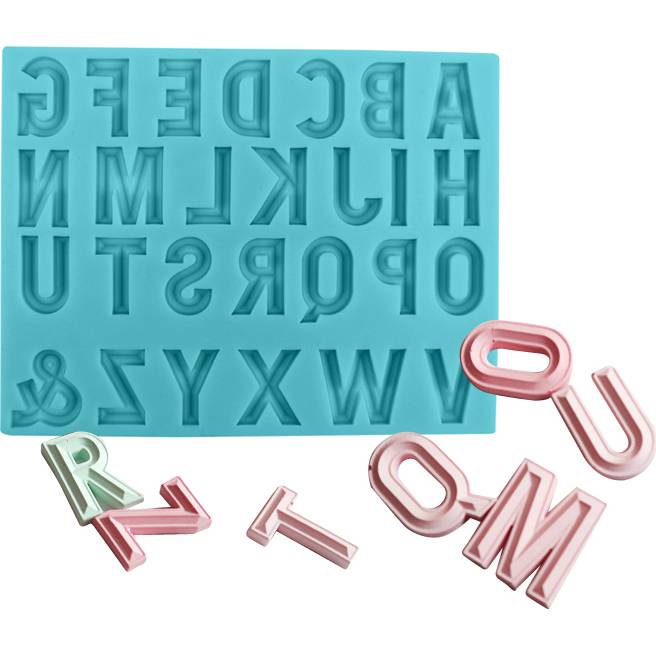 E-shop Silikonová formička abeceda