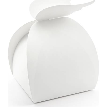 E-shop Dekorativní krabice, bílá křídla, 10ks