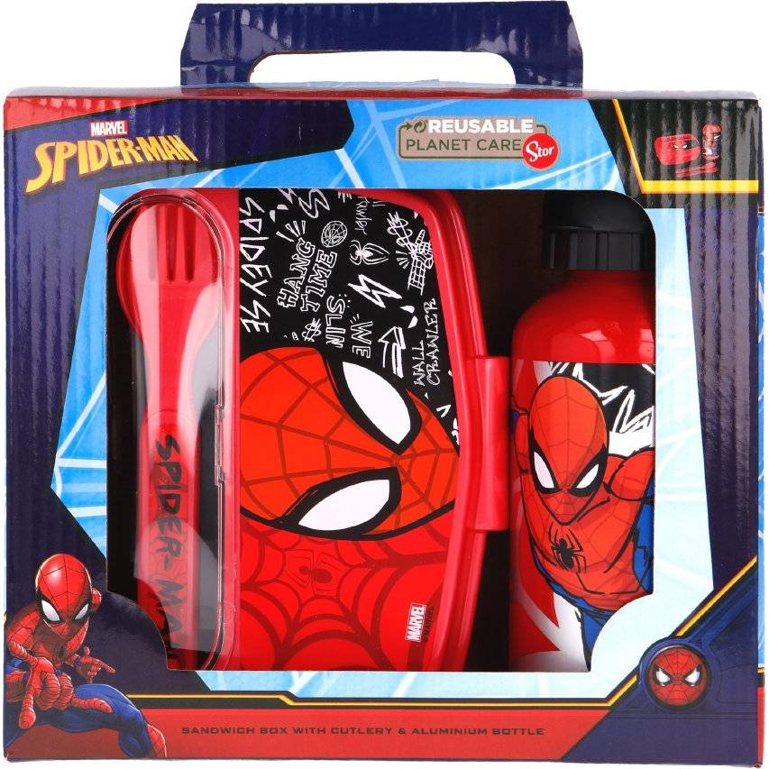 E-shop Svačinový set do školy 4ks Spiderman