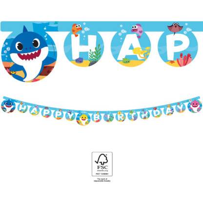E-shop Girlanda Happy Birthday Baby Shark