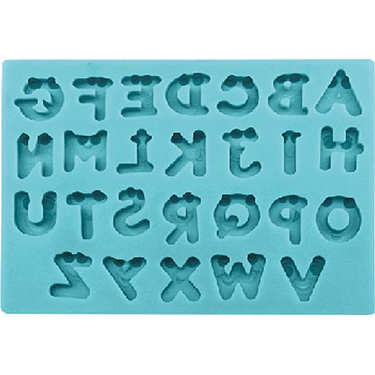 E-shop Silikonová formička abeceda Smile