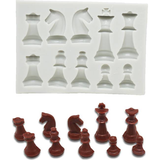 E-shop Silikonová formička na šachy 10,5x7,5cm