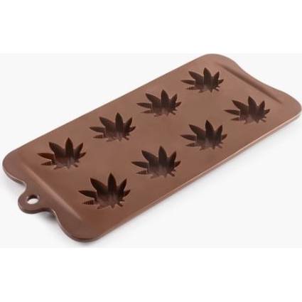 E-shop Silikonová forma na čokoládu - marihuana