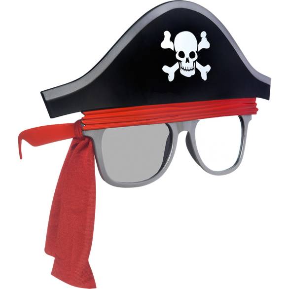 E-shop Párty plastové brýle 19.6 x 12 cm pirát
