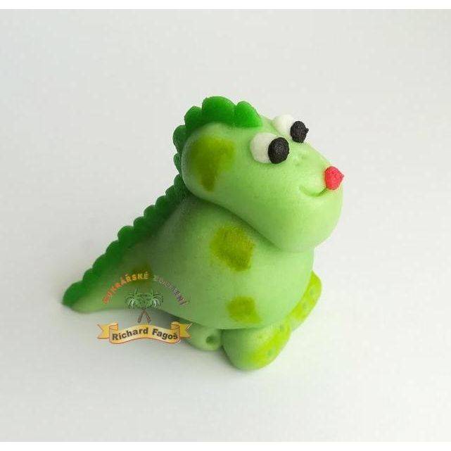 E-shop Figurka na dort dinosaurus zelený 30g z kokosové hmoty