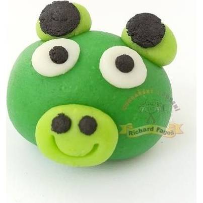 E-shop Figurka na dort Angry Birds prase 2,5x4,5cm z kokosové hmoty
